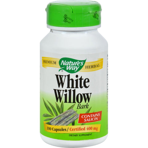 Nature's Way White Willow Bark - 400 Mg - 100 Capsules