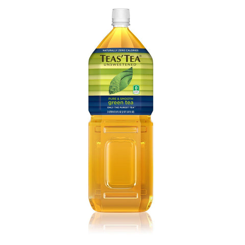 Teas' Tea Unsweetened Pure Green Tea - Case Of 6 - 2 Liter