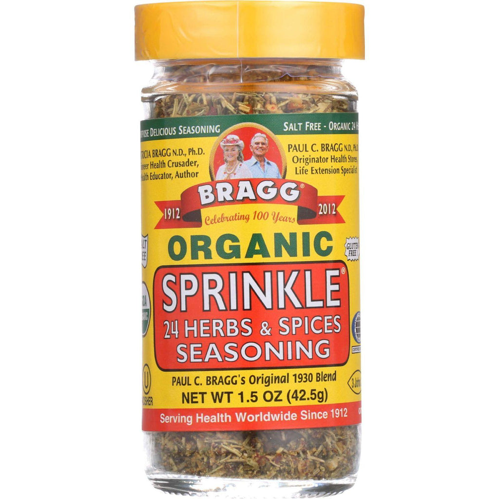 Bragg Seasoning - Organic - Bragg Sprinkle - Natural Herbs And Spices - 1.5 Oz - Case Of 12