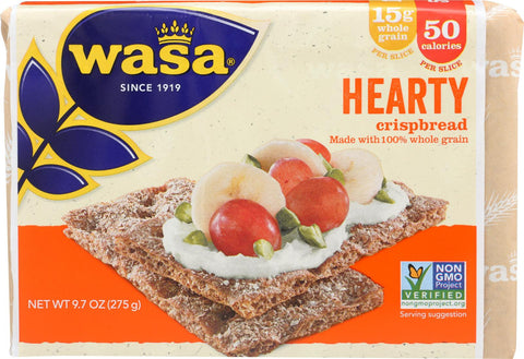 Wasa Crispbread Hearthy Rye - Case Of 12 - 9.7 Oz.