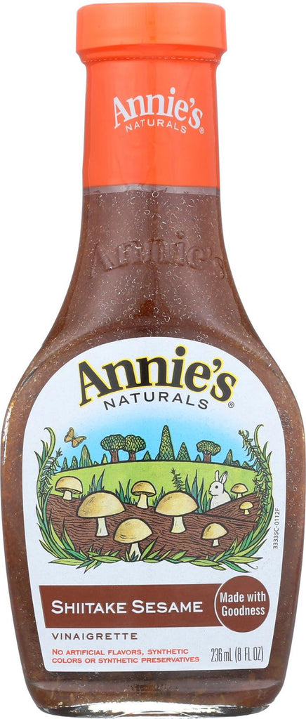 Annie's Naturals Vinaigrette Shiitake And Sesame - Case Of 6 - 8 Fl Oz.