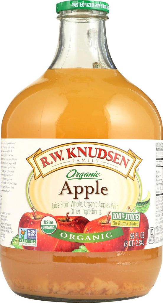 R.w. Knudsen Organic Juice - Apple - Case Of 6 - 96 Fl Oz.