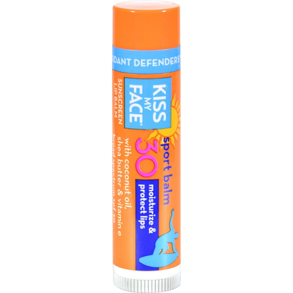 Kiss My Face Lip Balm Sport - 0.15 Oz - Case Of 24