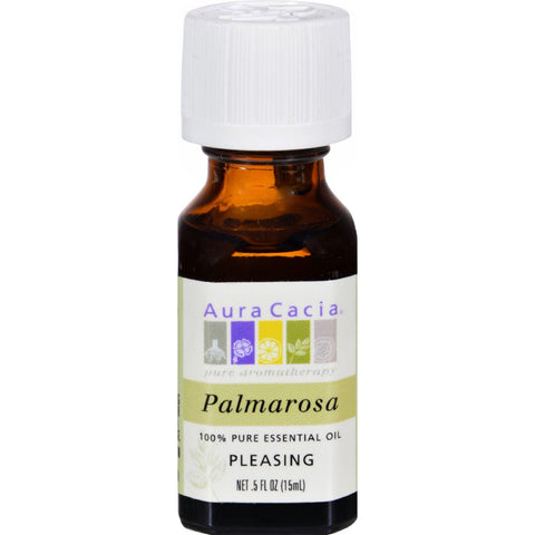 Aura Cacia Pure Essential Oil Palmarosa - 0.5 Fl Oz