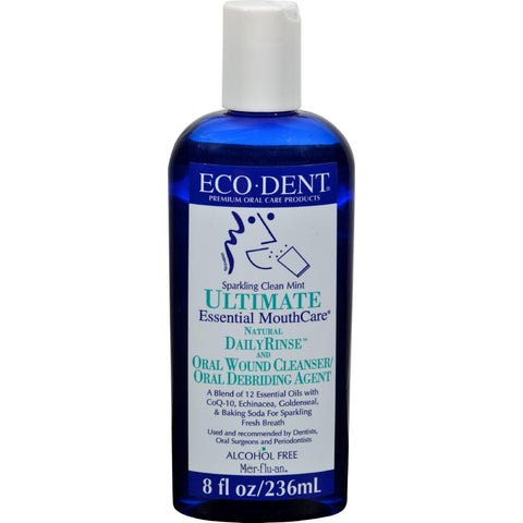 Eco-dent Dailyrinse Mouthrinse - Mint - 8 Oz