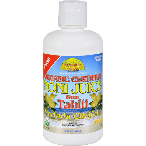 Dynamic Health Organic Certified Noni Juice - 32 Fl Oz