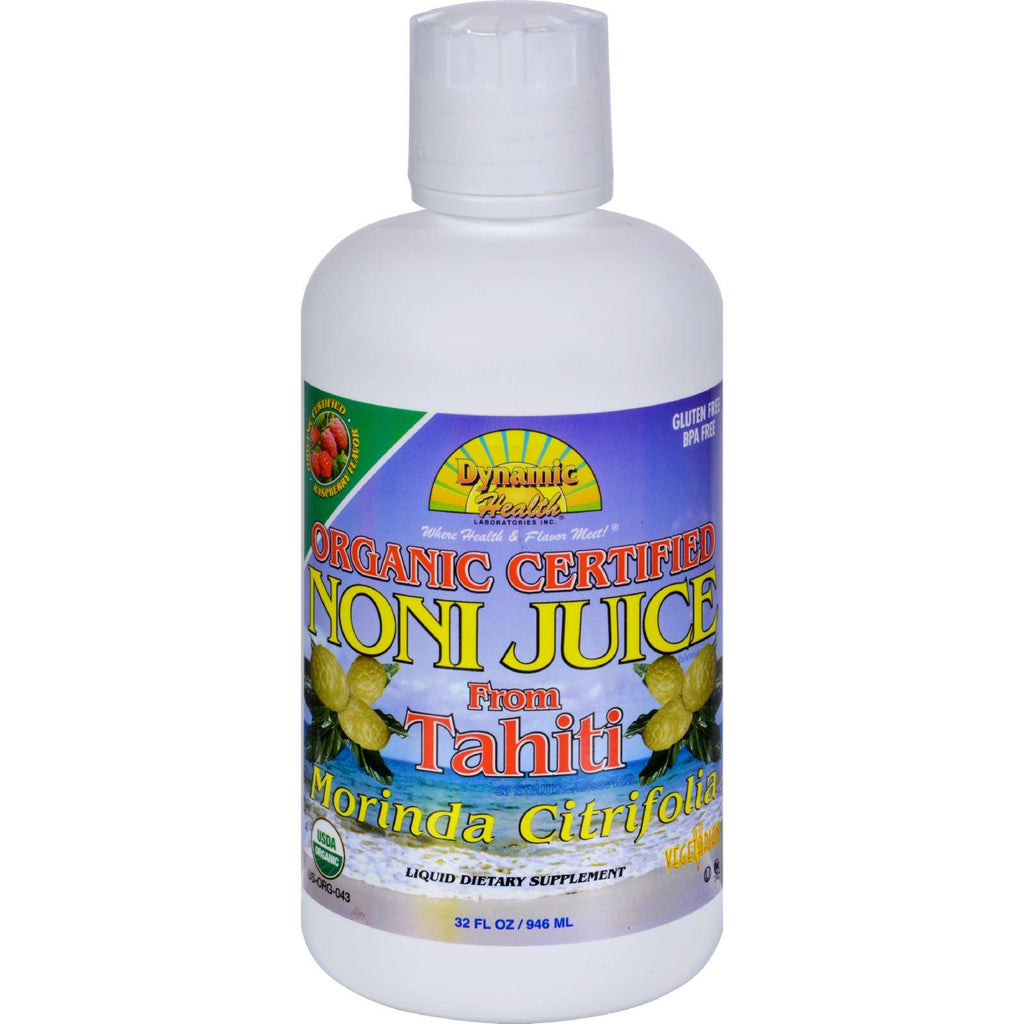 Dynamic Health Noni Juice From Tahiti Raspberry - 32 Fl Oz