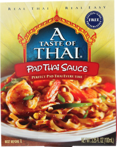 Taste Of Thai Pad Thai Sauce - 3.25 Oz - Case Of 6