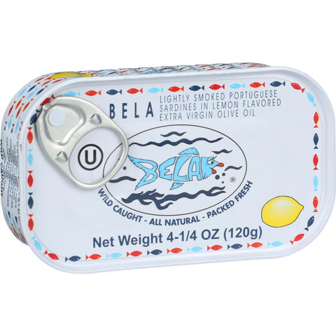 Bela-olhao Sardines In Lemon Sauce - 4.25 Oz - Case Of 12