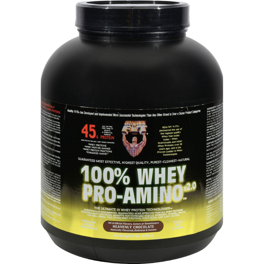 Healthy 'n Fit Nutritionals Whey Pro-amino Heavenly Chocolate - 5 Lbs