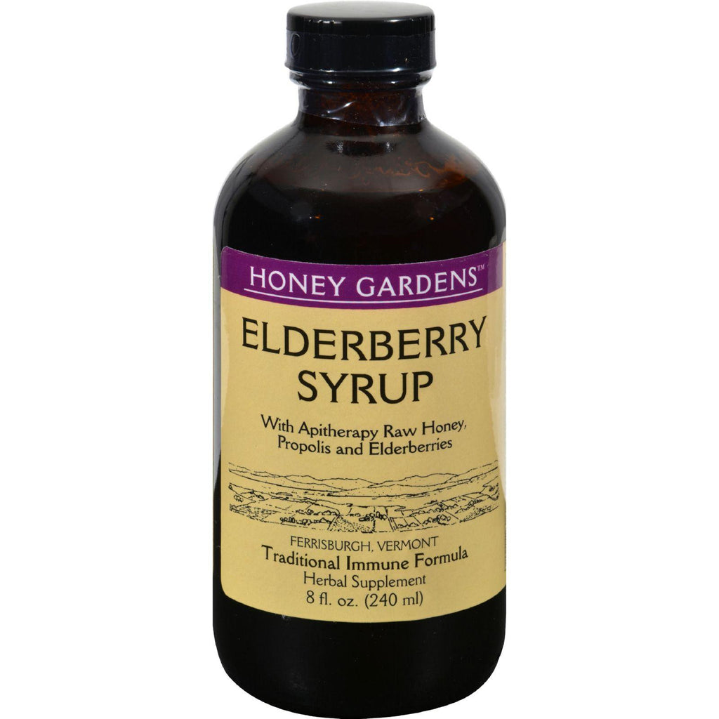 Honey Gardens Apiaries Organic Honey Elderberry Extract With Propolis - 8 Fl Oz