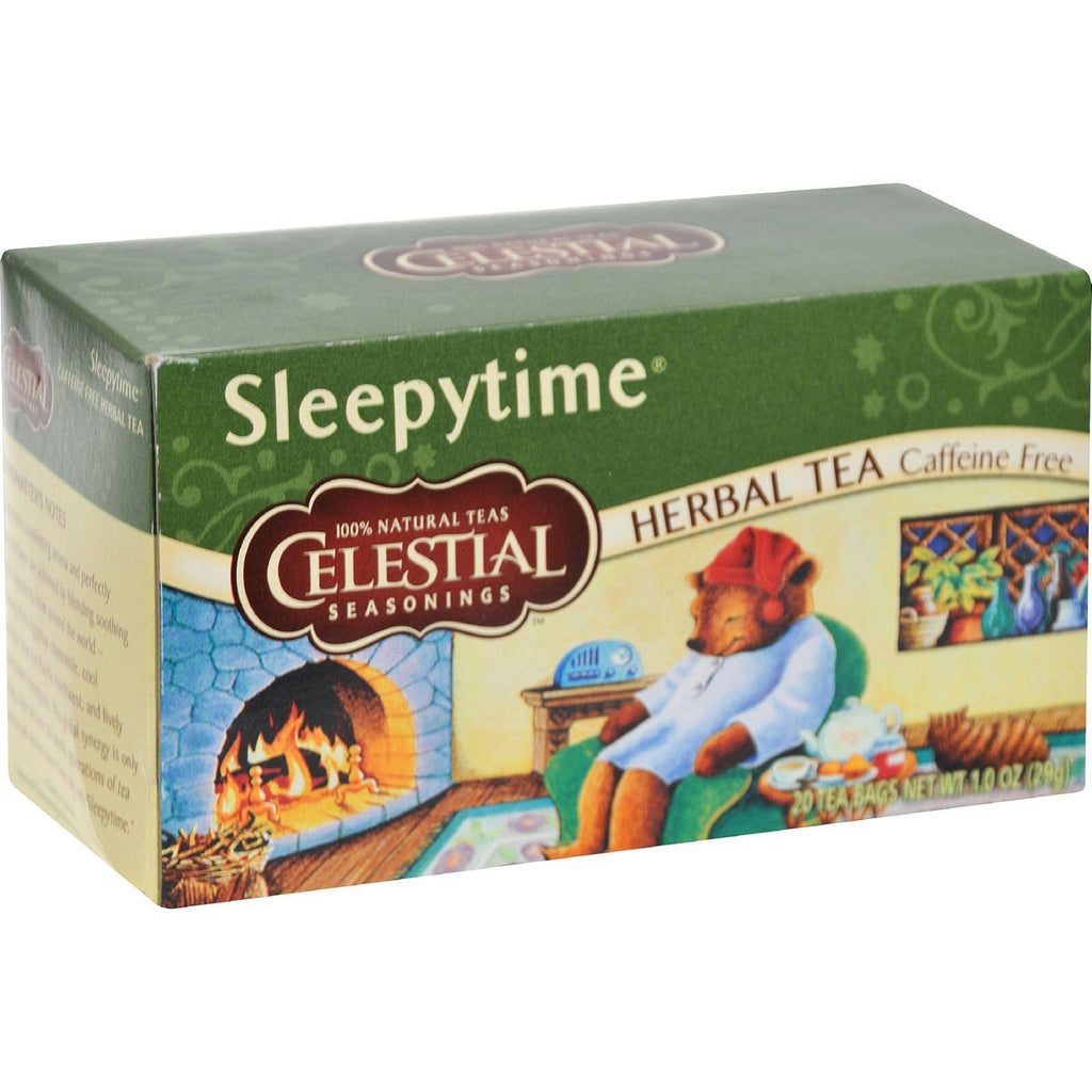 Celestial Seasonings Sleepytime Herbal Tea Caffeine Free - 20 Tea Bags - Case Of 6