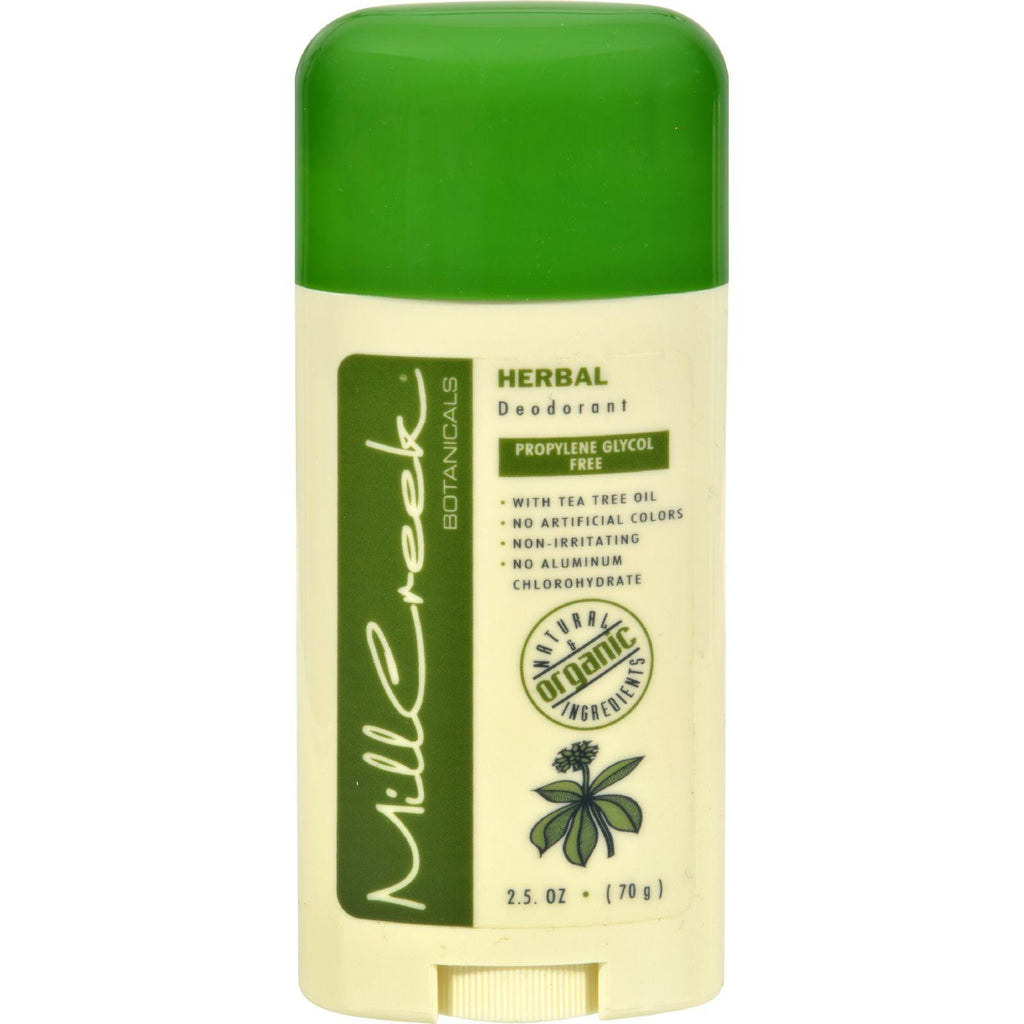 Mill Creek Deodorant Stick Herbal - 2.5 Oz