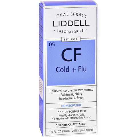 Liddell Homeopathic Cold And Flu Spray - 1 Fl Oz