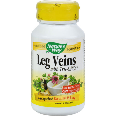 Nature's Way Leg Veins With Tru-opcs - 60 Capsules