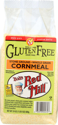 Bob's Red Mill Gluten Free Cornmeal - 24 Oz - Case Of 4