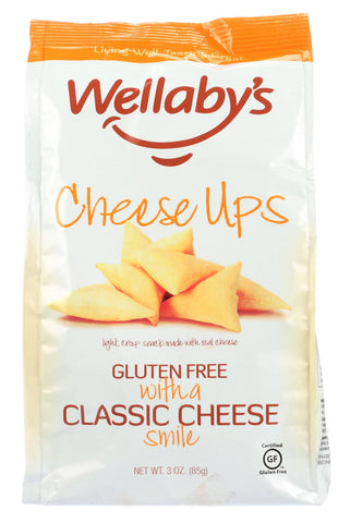 Wellaby's Cheese Ups - Classic Cheese - Case Of 6 - 3 Oz.