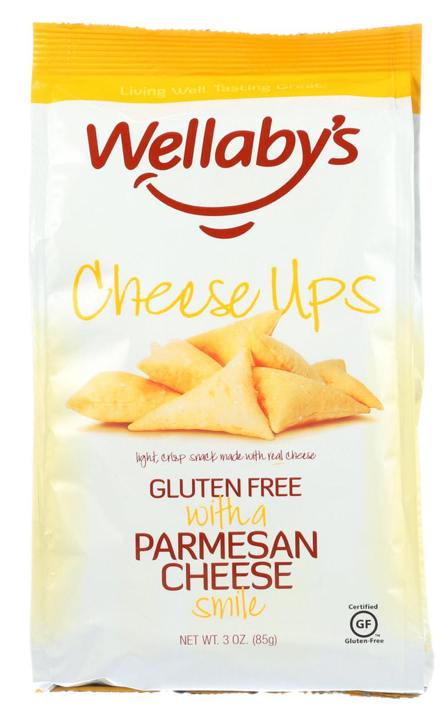 Wellaby's Cheese Ups - Parmasan Cheese - Case Of 6 - 3 Oz.