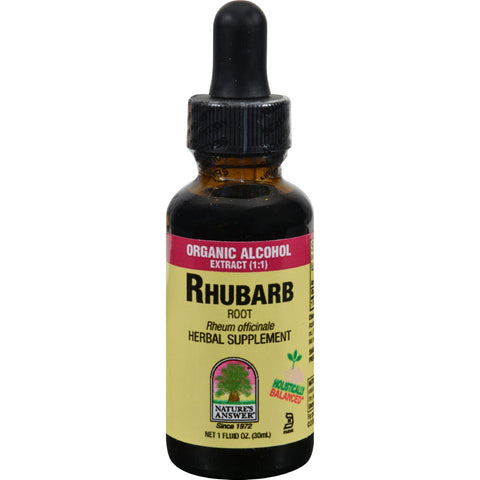 Nature's Answer Rhubarb Root - 1 Fl Oz