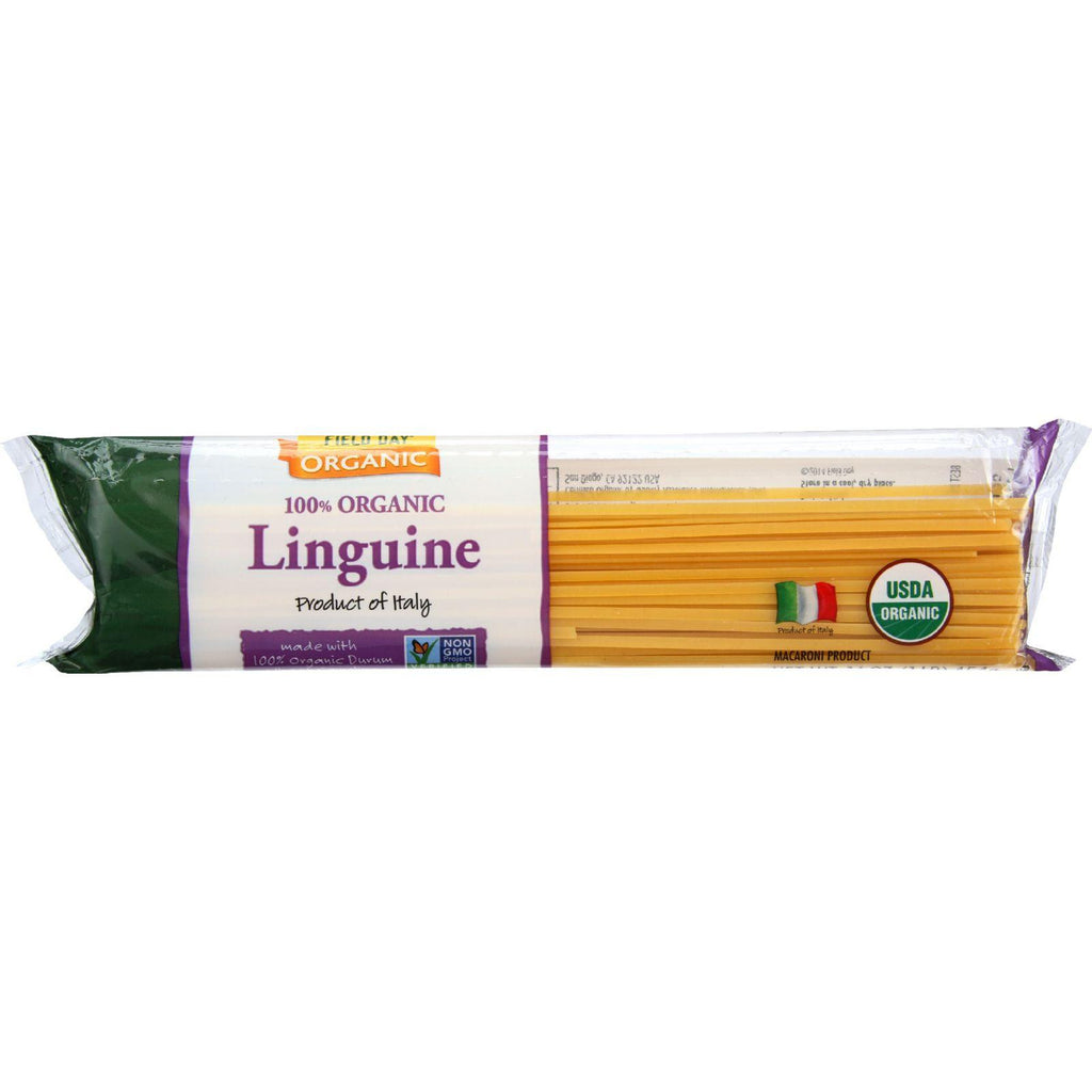 Field Day Pasta - Organic - Traditional - Linguine - 16 Oz - Case Of 12