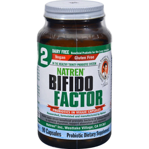 Natren Bifido Factor Dairy Free - 90 Capsules