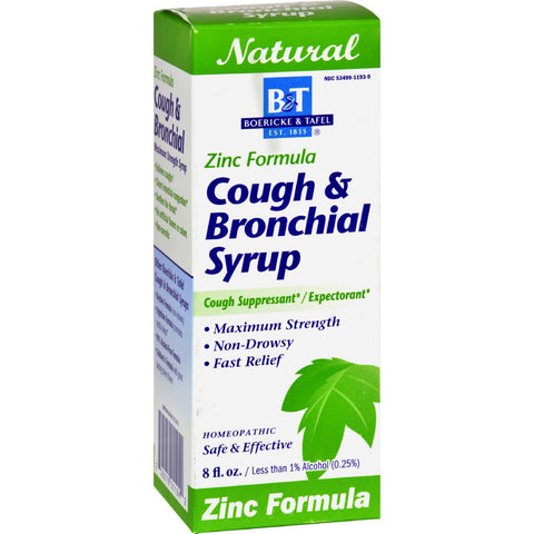 Boericke And Tafel Cough And Bronchial Syrup With Zinc - 8 Fl Oz