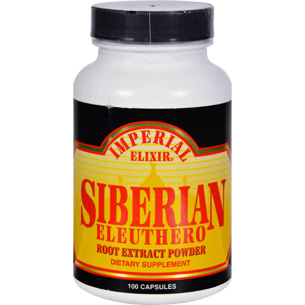 Imperial Elixir Ginseng - Siberian Eleuthero - 2500 Mg - 100 Capsules