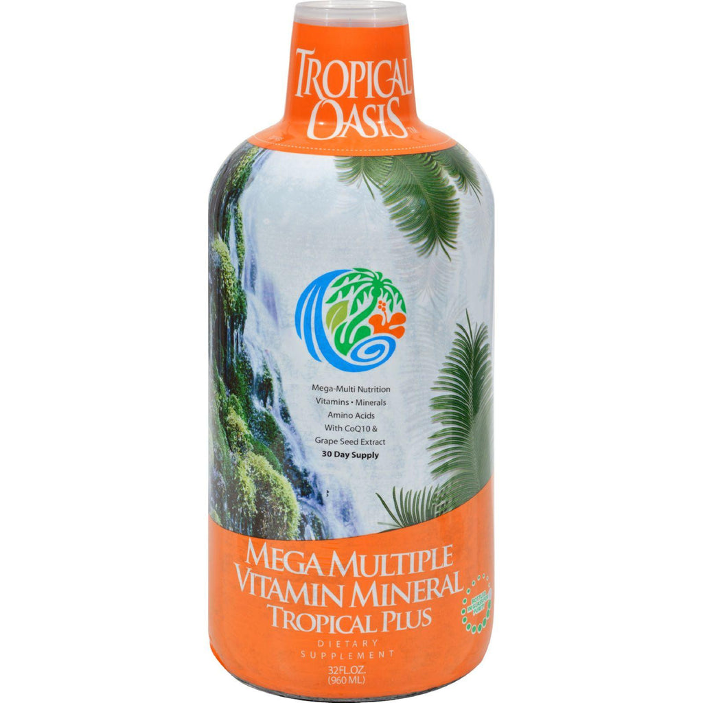 Tropical Oasis Tropical Plus Mega Multiple Vitamn Mineral - 32 Fl Oz