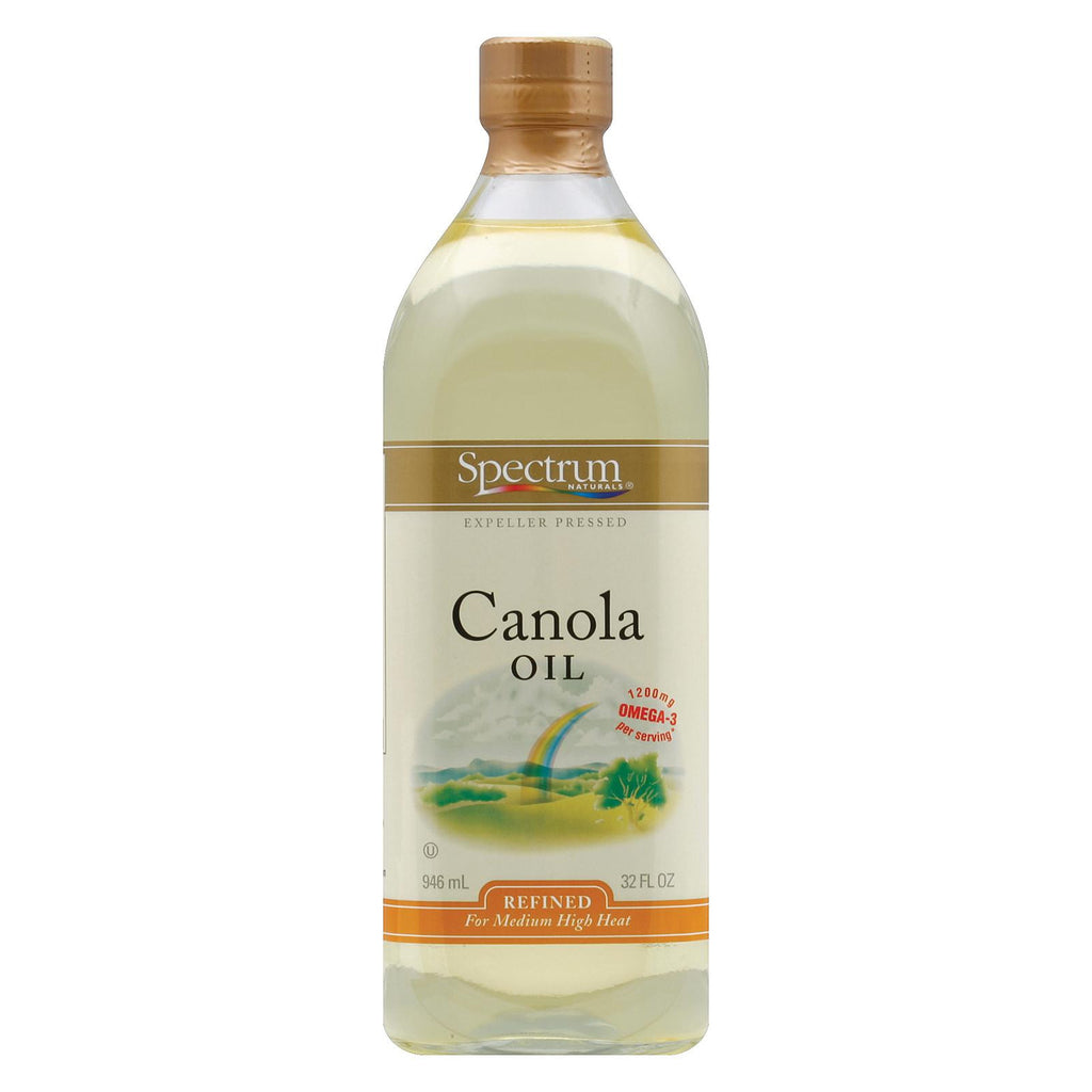 Spectrum Naturals Refined Canola Oil - Case Of 12 - 32 Fl Oz.