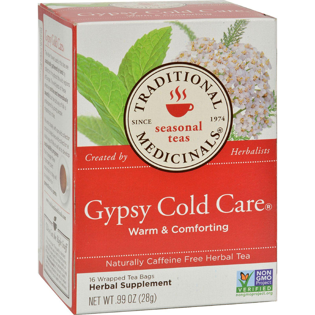 Traditional Medicinals Gypsy Cold Care Herbal Tea - Caffeine Free - 16 Bags