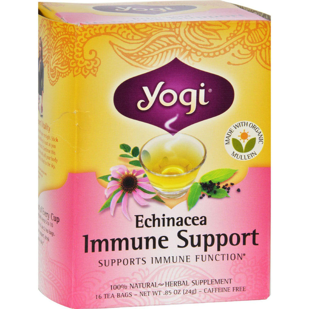 Yogi Tea Echinacea Immune Support - Caffeine Free - 16 Tea Bags