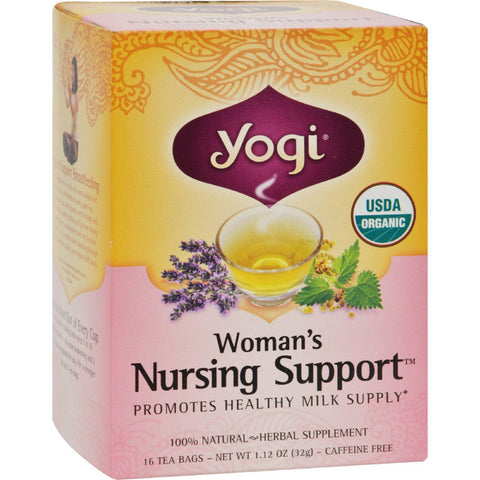 Yogi Tea Woman's Nursing Support - Caffeine Free - 16 Tea Bags