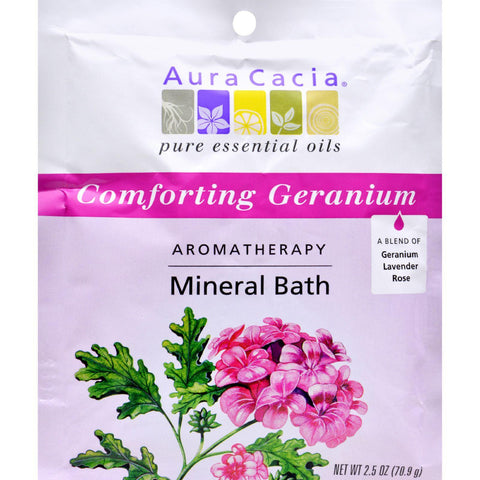 Aura Cacia Aromatherapy Mineral Bath Heart Song - 2.5 Oz - Case Of 6