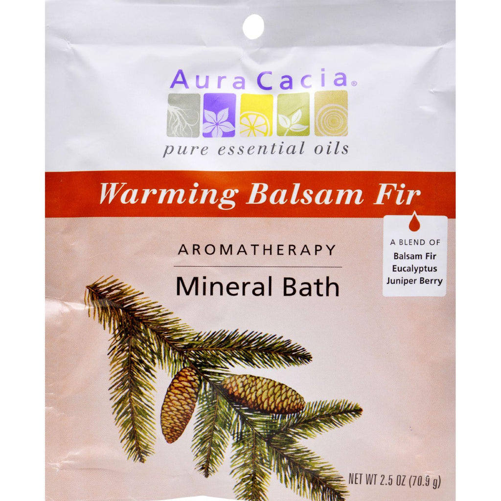 Aura Cacia Aromatherapy Mineral Bath Soothing Heat - 2.5 Oz - Case Of 6