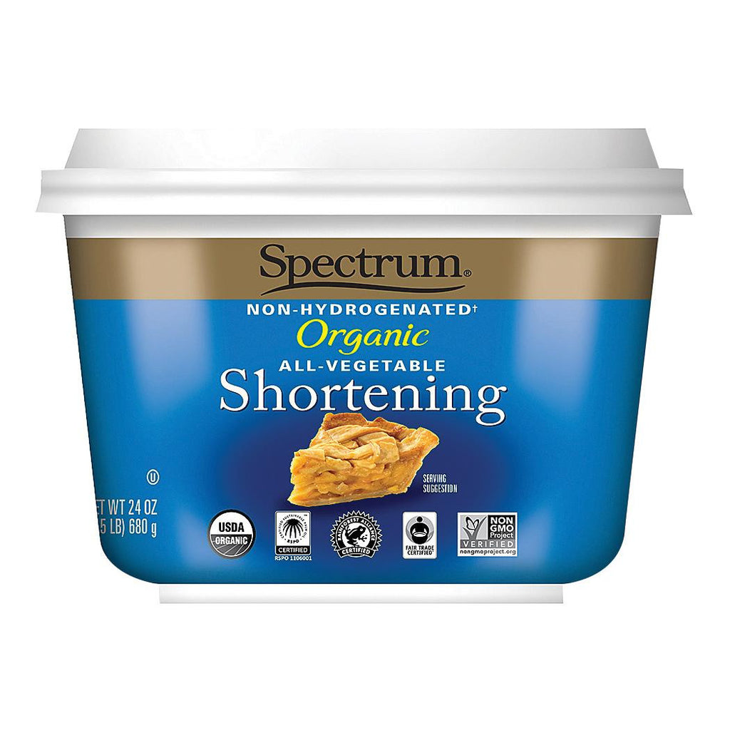 Spectrum Naturals Organic Shortening - Case Of 12 - 24 Oz.