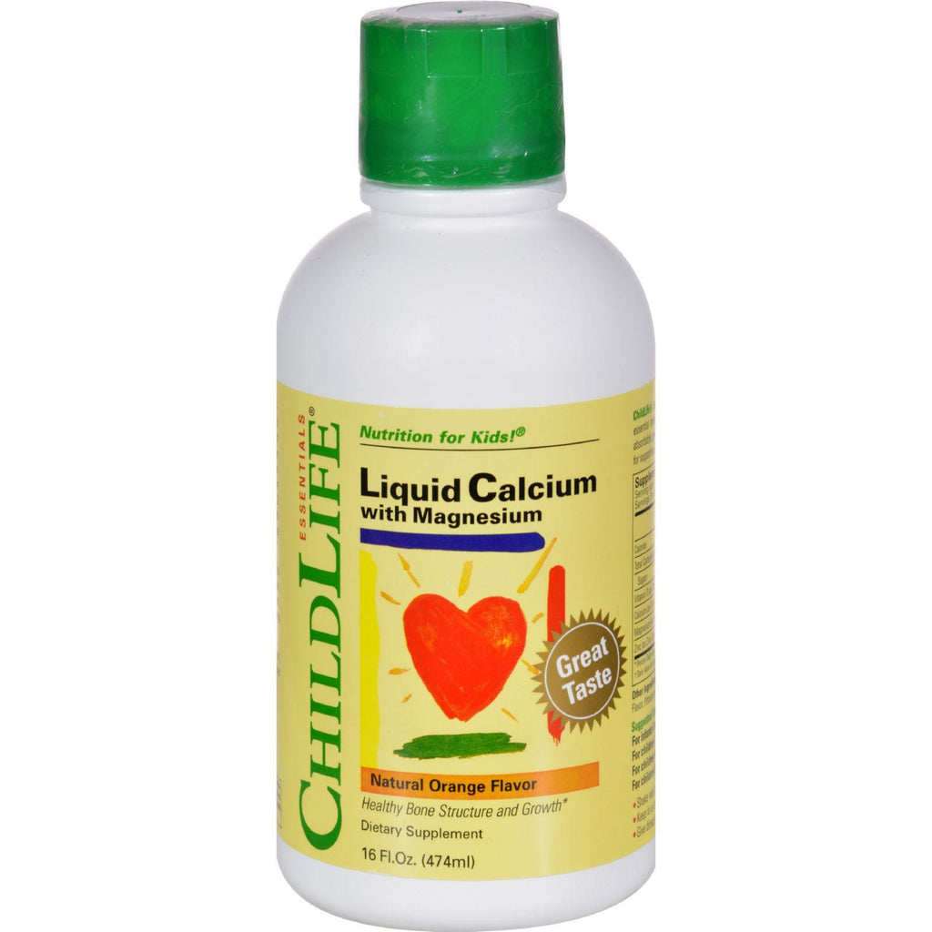 Childlife Liquid Calcium With Magnesium Natural Orange - 16 Fl Oz