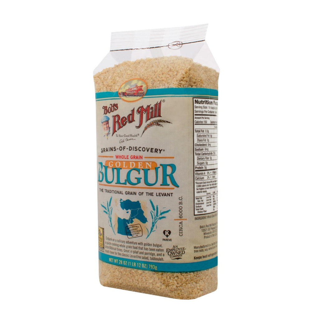 Bob's Red Mill Golden Bulgur - Soft White Wheat Ala - 28 Oz - Case Of 4