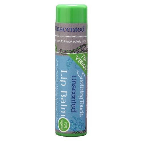 Soothing Touch Lip Balm - Vegan Unscented - Case Of 12 - .25 Oz