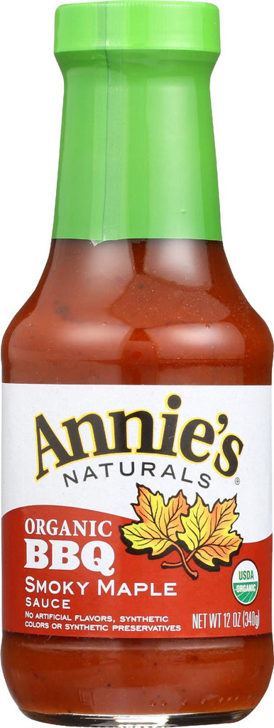 Annie's Naturals Organic Smokey Maple Bbq Sauce - Case Of 12 - 12 Oz.