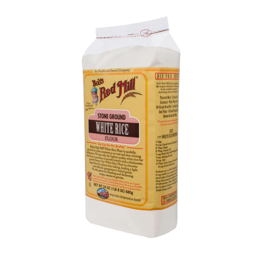 Bob's Red Mill Gluten Free White Rice Flour - 24 Oz - Case Of 4