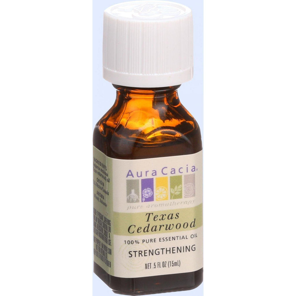 Aura Cacia Essential Oil - Cedarwood Texas - .5 Oz