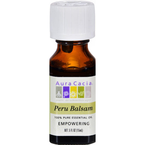 Aura Cacia Pure Essential Oil Peru Balsam - 0.5 Fl Oz