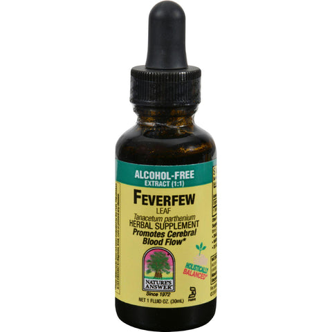 Nature's Answer Feverfew Leaf Alcohol Free - 1 Fl Oz