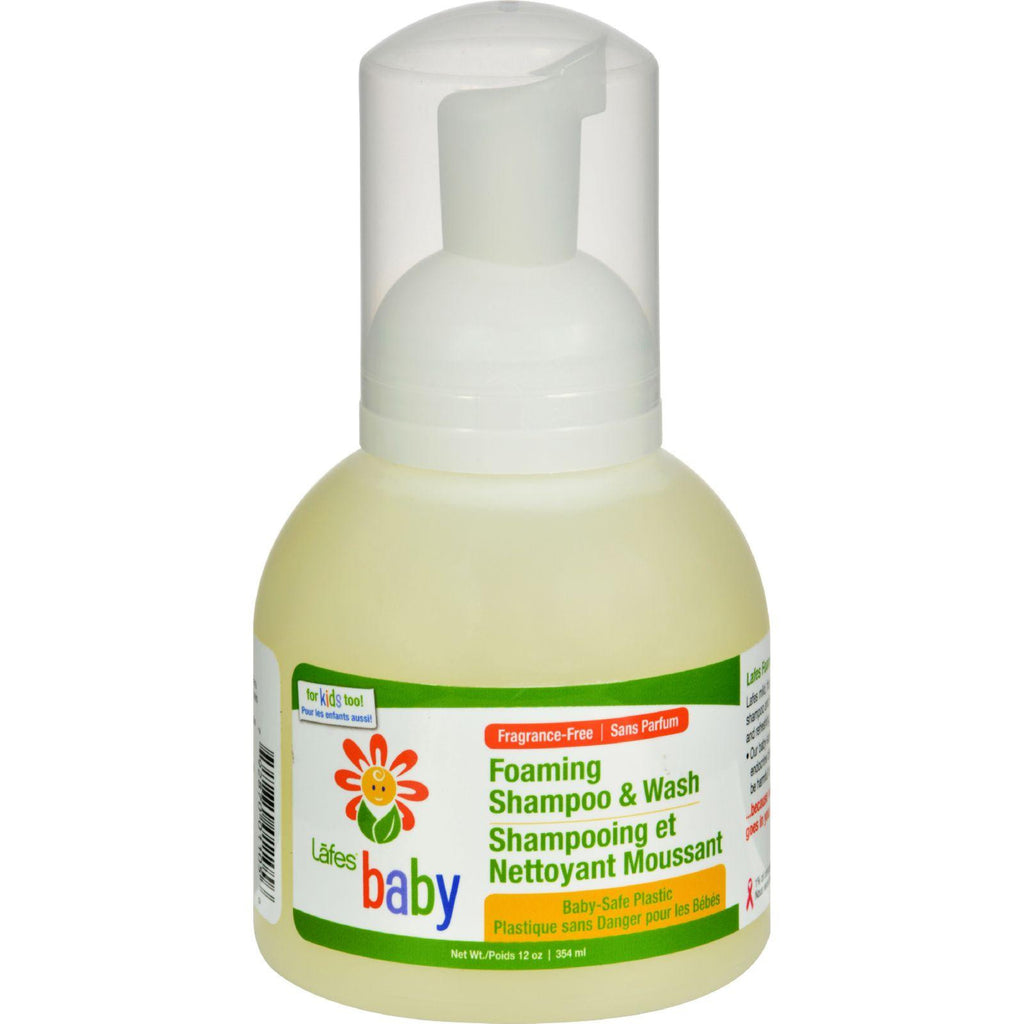 Lafe's Natural And Organic Baby Foaming Shampoo And Wash - 12 Fl Oz