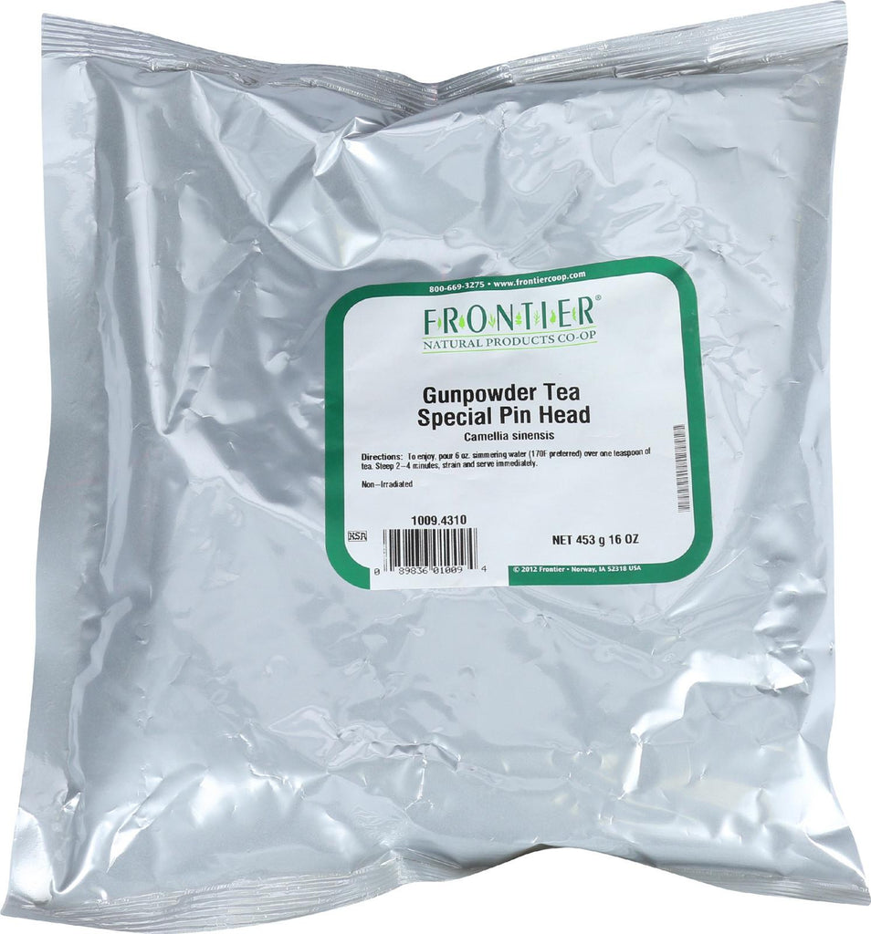 Frontier Herb Green Tea - Gunpowder - Bulk - 1 Lb