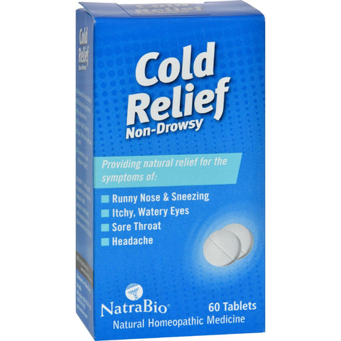 Natrabio Cold Relief Non-drowsy - 60 Tablets