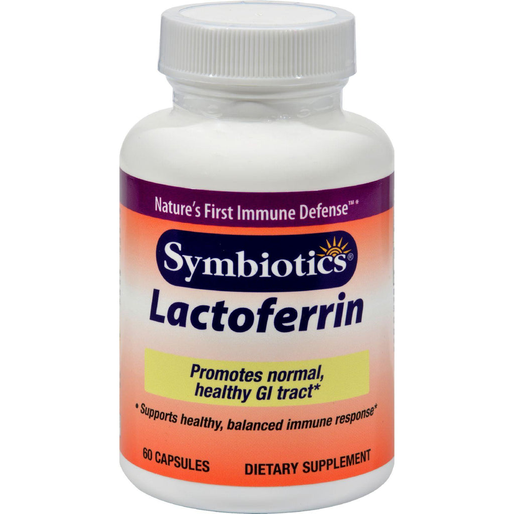 Symbiotics Lactoferrin 100% - 60 Capsules