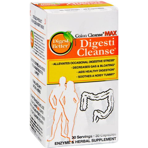 Health Plus Colon Cleanse Max Digesti Cleanse - 500 Mg - 30 Capsules