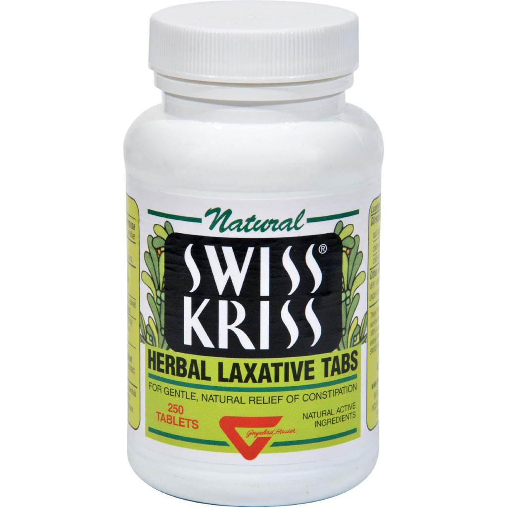 Modern Natural Products Swiss Kriss Herbal Laxative - 250 Tablets