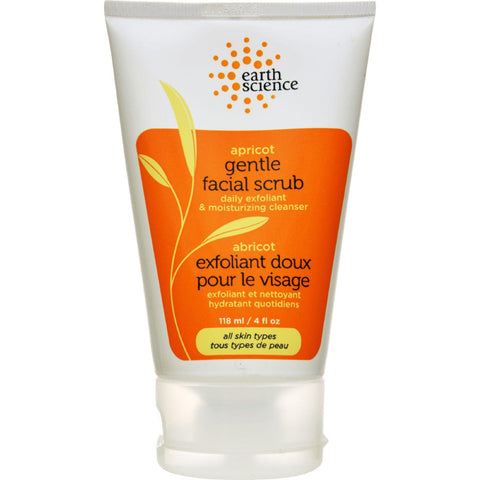 Earth Science Facial Scrub Apricot Gentle - 4 Fl Oz